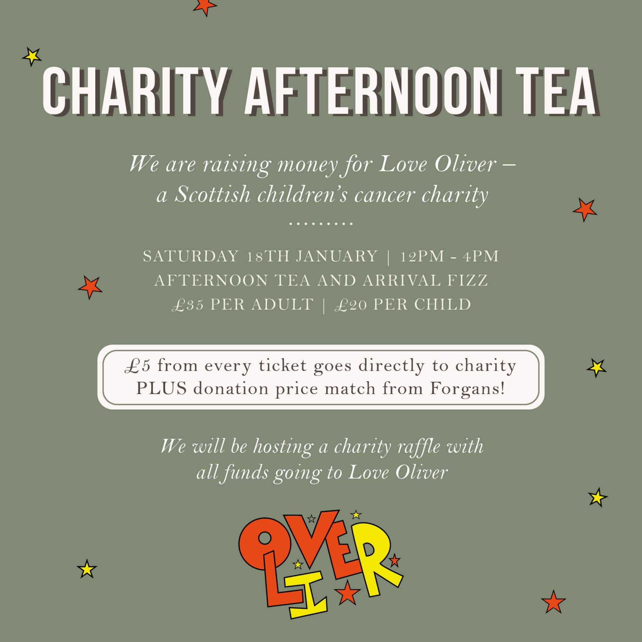 Love Oliver Charity Afternoon Tea